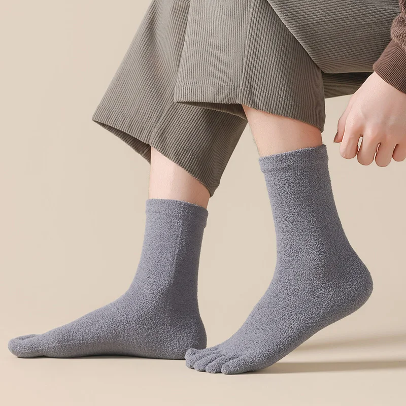 6/12 Pairs Thick Thermal Split - Toe Sock Split 评论和价格
