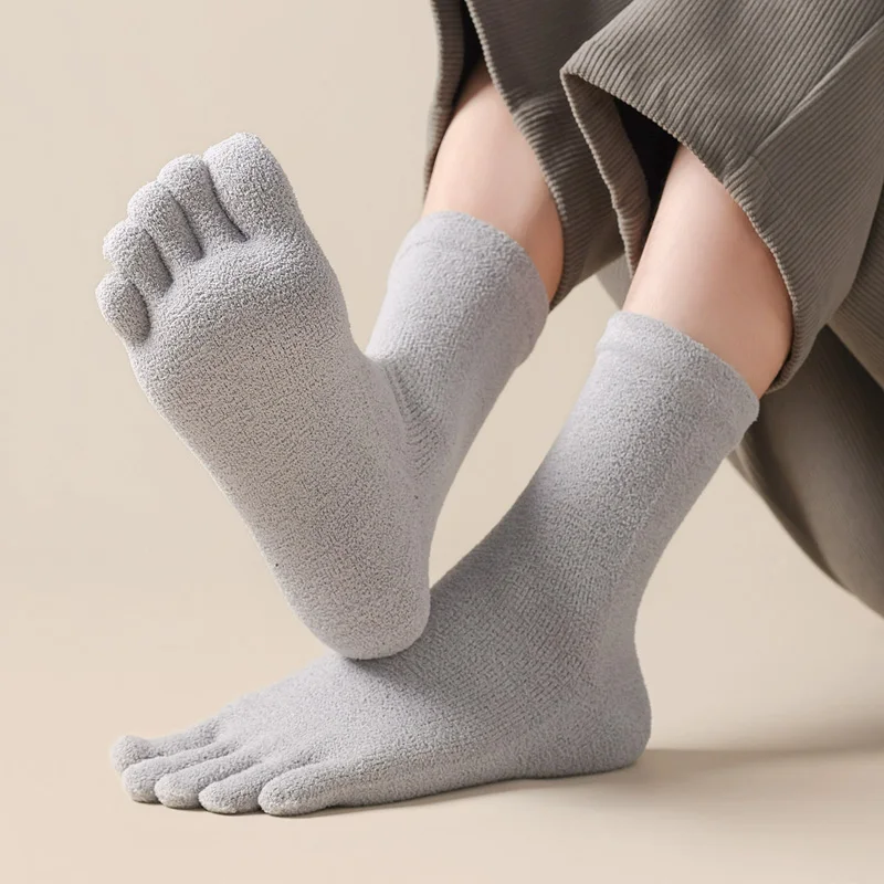 6/12 Pairs Thick Thermal Split - Toe Sock Split 评论和价格