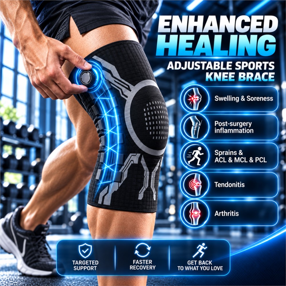 Adjustable Smart Knob Knee Bra - Compression Sleeve Calf 评论和价格